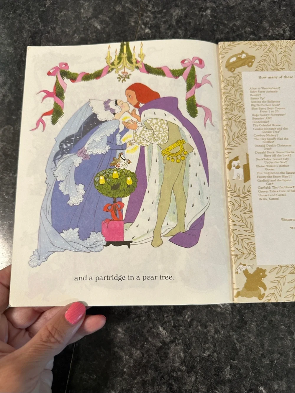 Little Golden Book The Twelve Days of Christmas - 1992